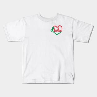 Italia In My Heart Kids T-Shirt